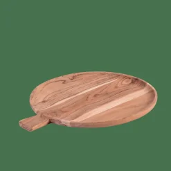ACACIA CHIC Assiette Avec Manche Naturel