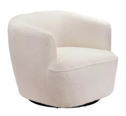 AGNES Plaid Blanc Cassé