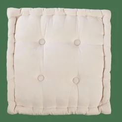 ALDA Coussin Matelas Blanc Cassé