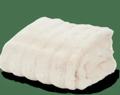 ALVA Plaid Blanc Cassé