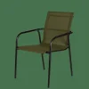 ALVES Chaise Kaki