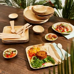 ARECA LEAF Assiettes Set De 6 Naturel