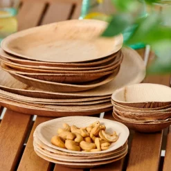 ARECA LEAF Bols Set De 6 Naturel
