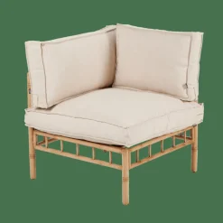 BAMBOLETTE Fauteuil De Coin Aspect Bambou
