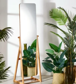 BAMBOO Miroir Brun
