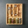 BAMBOO Organisateur Tiroir Escamotable Naturel