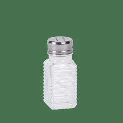 BASIC Set Salière Et Poivrier Argent, Transparent