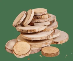 BIRCH Déco Bouleau 15 Pièces Naturel