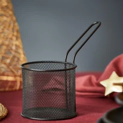 BLACK Panier à Servir Noir