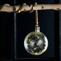 BLOXEM Boule Déco 20 LEDs Transparent