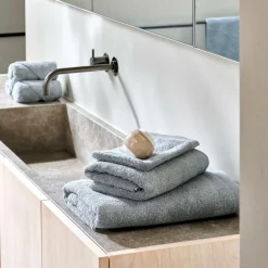 B-LUX Serviette De Bain Argent