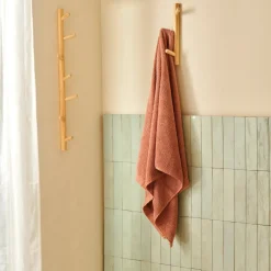 B-LUX Tapis De Bain Bordeaux