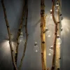 BULB Guirlande Lumineuse Solaire 10 Leds Transparent