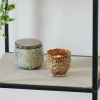 CERAMIC Bougie En Pot Brun