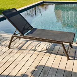 COMFORT Chaise Longue Noir