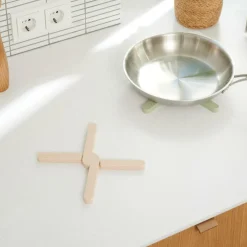 CUISINO Dessous-de-plat Pliable Sable
