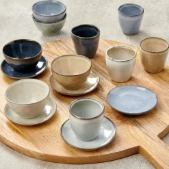 EARTH MARL Assiette Crème