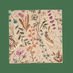 ECO DRIED FLOWER Set De 20 Serviettes Multicolore