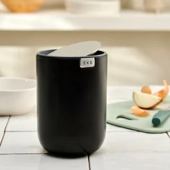 EKO Mini Poubelle De Table 1,5l Noir