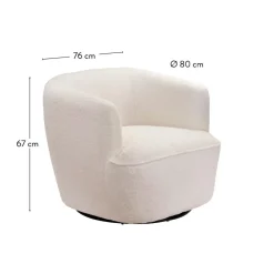 ELMER Table D'appoint Sable