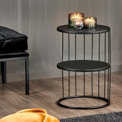 ELMER Table D'appoint Sable