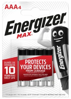 ENERGIZER Pile Alcaline Set De 4