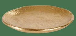 ERBA Plat à Bougies Doré