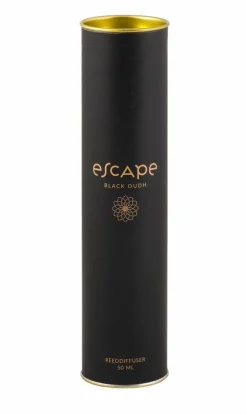 ESCAPE BLACK OUDH Bougies Chauffe-plat Parfumées Set De 9 Noir