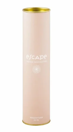 ESCAPE INDIAN INSPIRATION Bougie Parfumée Dans Un Verre Blanc, Beige, Multicolore