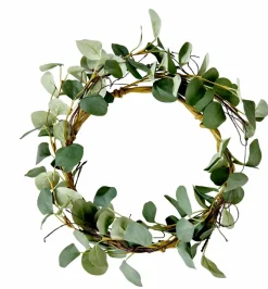 EUCALYPTUS Tige Artificielle Bordeaux