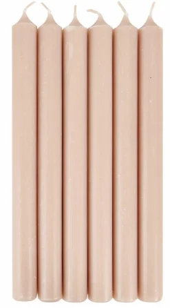 FINA Bougies Set De 6 Mauve Clair