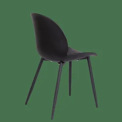 FREYA Chaise De Salle à Manger Noir