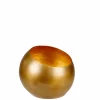 GIMINI Support Bougie Chauffe-plat Doré