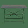 IMPERIAL Table Pliante Rectangulaire Noir
