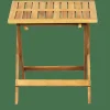 JOSHUA Table Pliante Brun