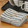 LAURENT Torchons Set De 3 Gris