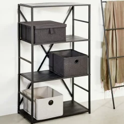 LINOLUX Boîte De Rangement Avec Couvercle Beige