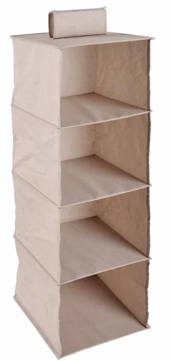LINOLUX Sac De Rangement XL Avec Fermeture éclair Beige