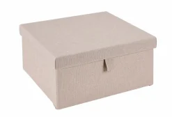 LINOLUX Sac De Rangement XL Avec Fermeture éclair Beige