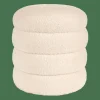 LOBBY Pouf Blanc Cassé