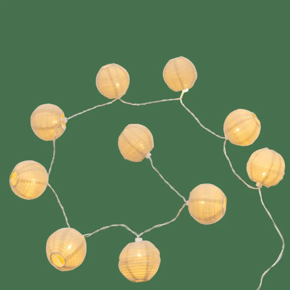 LYNN Guirlande Lumineuse 10 LEDs Beige