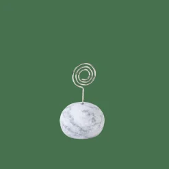 MARBLE Porte-nom Blanc