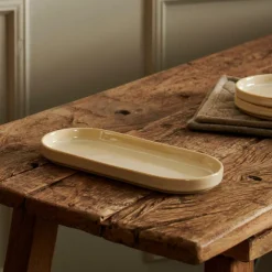 MINERAL SAND Assiette Beige