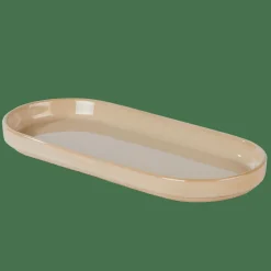 MINERAL SAND Assiette Beige
