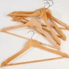 NEW WOOD Cintres Set De 5 Naturel
