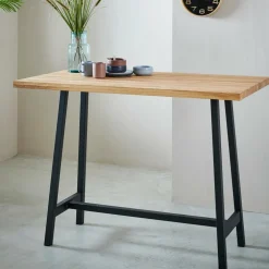 OAK SPLIT Table De Bar Naturel