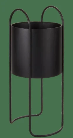 OLGA Pot De Fleurs Noir