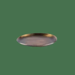 OVALS Plat De Présentation Doré