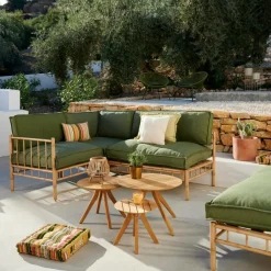 PAULETTA LUXE Coussin Dossier Vert