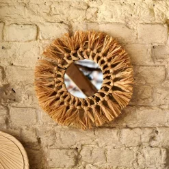 RAFFIA Photophore Naturel
